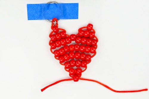 Pony Bead Heart