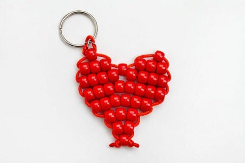 Pony Bead Heart