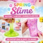 Glittery spring slime