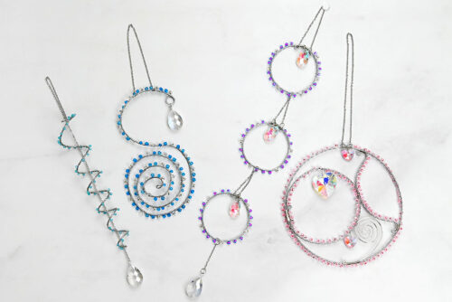 Wire Wrapped Suncatcher