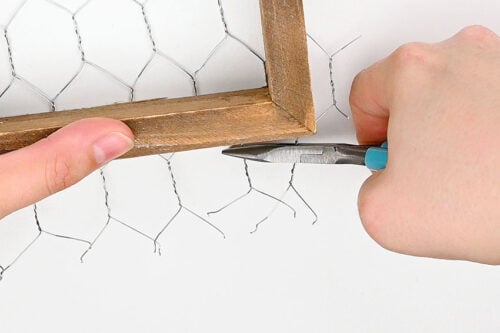 Chicken Wire Suncatcher