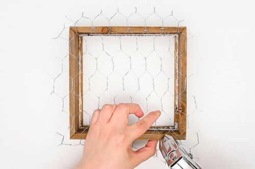 Chicken Wire Suncatcher