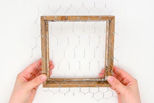 Chicken Wire Suncatcher