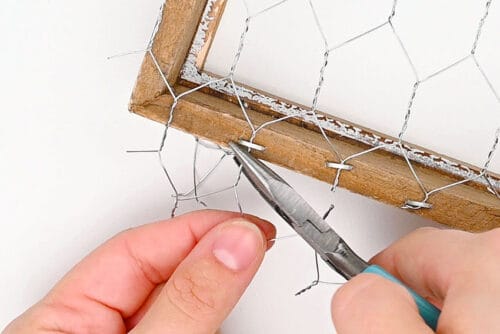 Chicken Wire Suncatcher