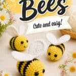 Crochet bumble bee