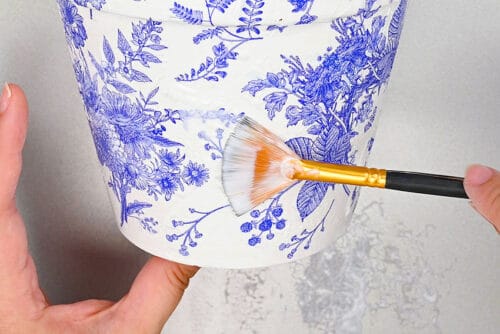 Decoupage Flower Pots