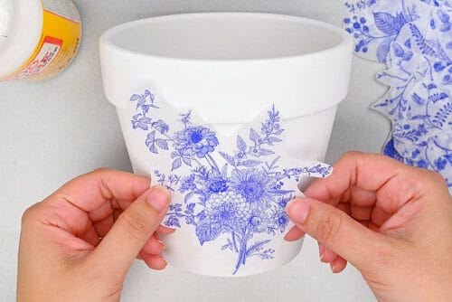 Decoupage Flower Pots