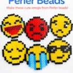 Free patterns for emoji Perler beads designs