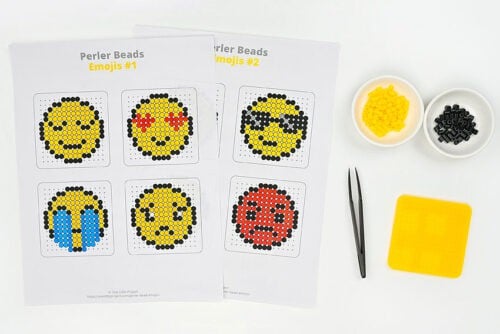Emoji Perler Beads Supplies