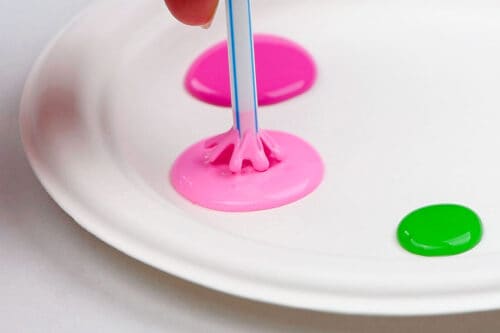 Flower Straw Painting
