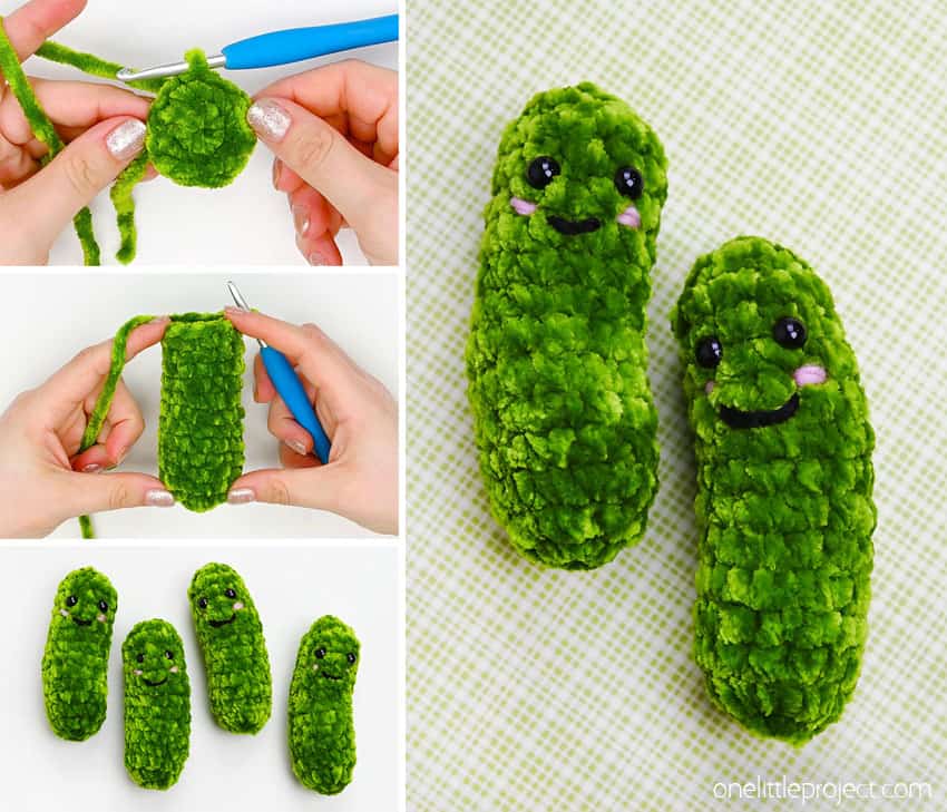 How to Crochet a Pickle How to make a crochet pickle