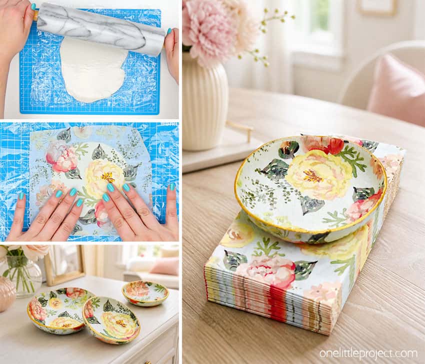 How to Make Air Dry Clay Bowls DIY air dry clay bowls