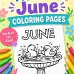 June Coloring Pages Printable