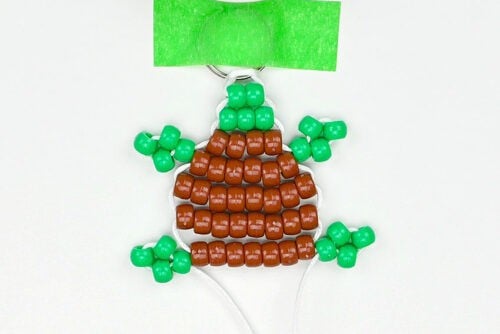Pony bead turtle