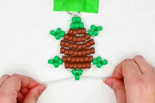 Pony bead turtle