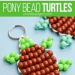 Pony bead turtle pattern