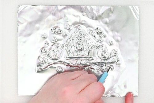 Spring Metal Embossing Art