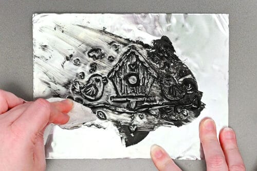 Spring Metal Embossing Art