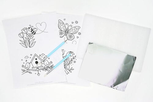 Spring Metal Embossing Art Supplies