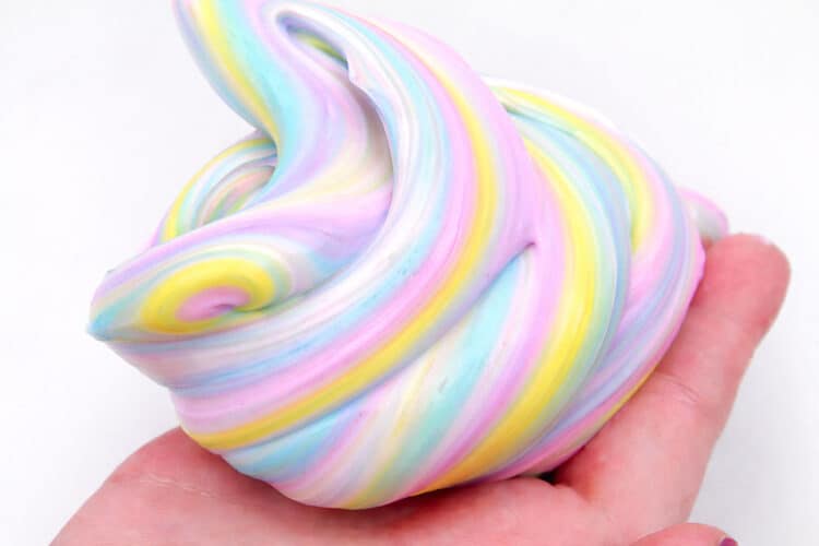 Unicorn Slime Fluffy unicorn slime