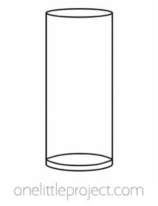 Vase Template Printable tall vase template