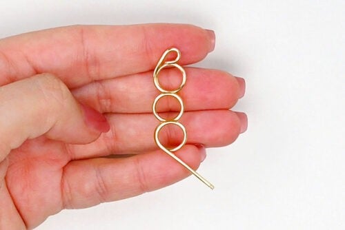 Wire and Bead Earrings