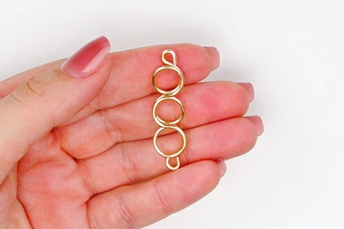 Wire and Bead Earrings