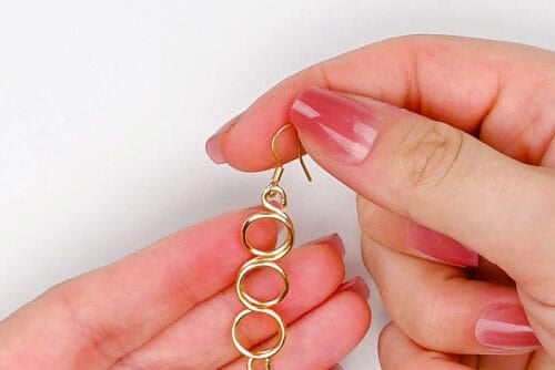 Wire and Bead Earrings