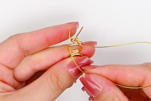 Wire and Bead Earrings