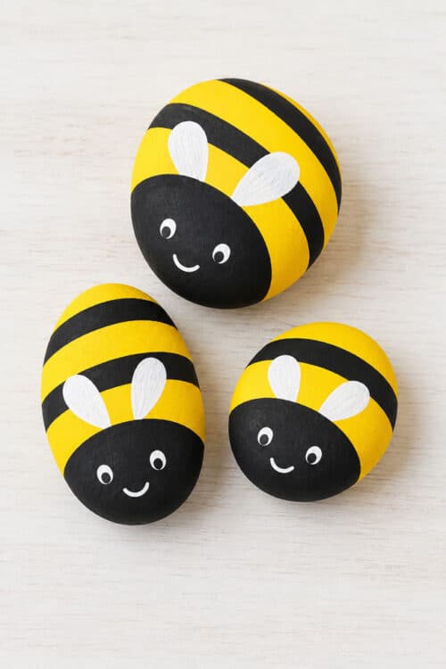 Painted Rock Ideas Bee Painted Rocks