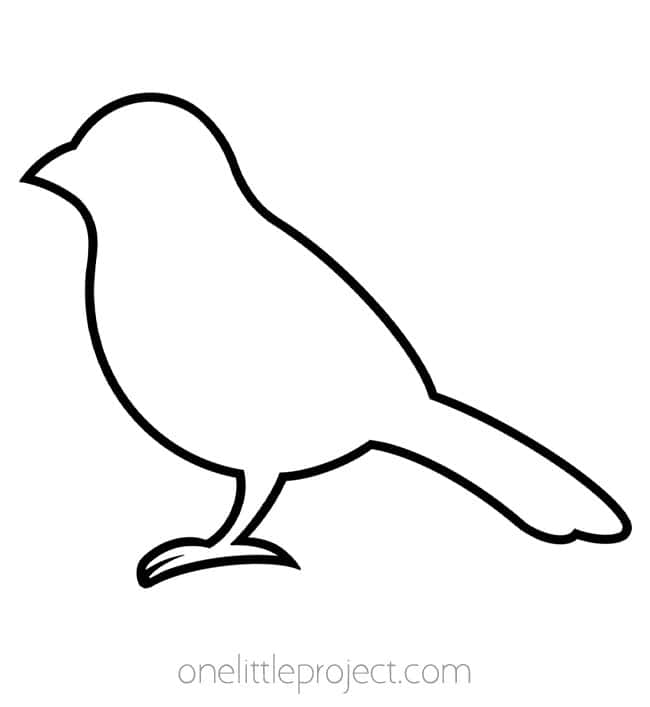 Animal Outlines Animal outlines - bird