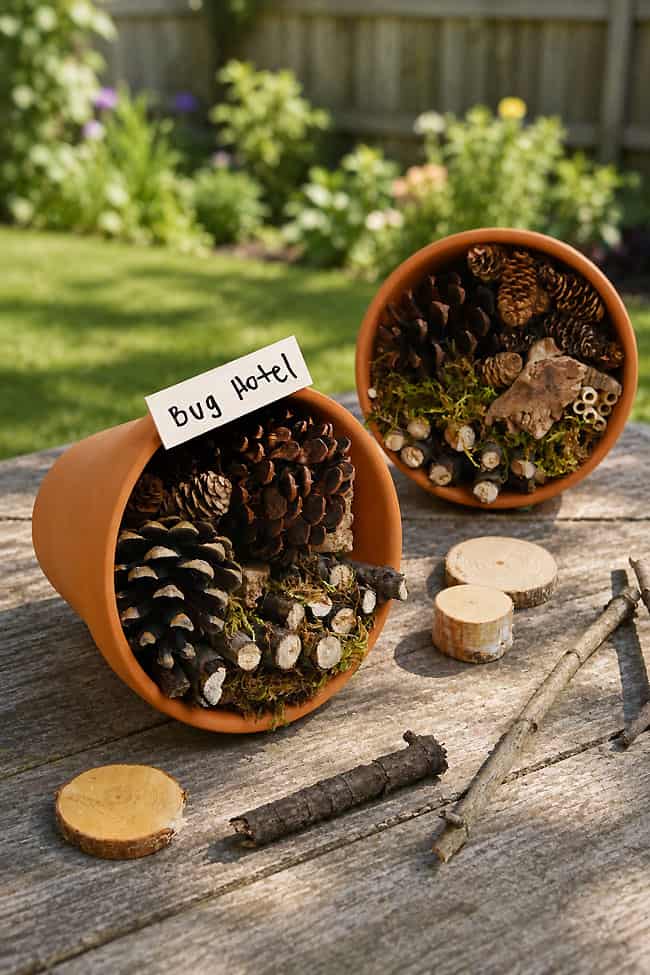 Bug Hotel DIY Getting ready to place 2 different insect hotels outside