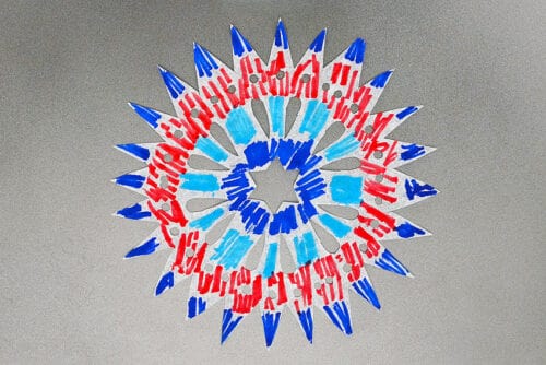 Coffee Filter Fireworks