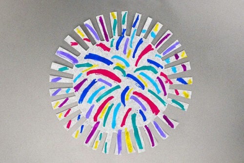 Coffee Filter Fireworks