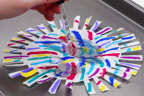 Coffee Filter Fireworks