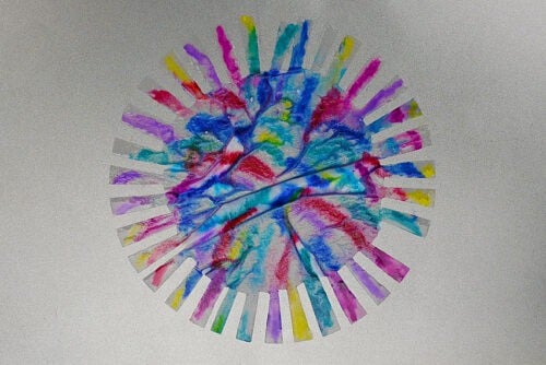 Coffee Filter Fireworks