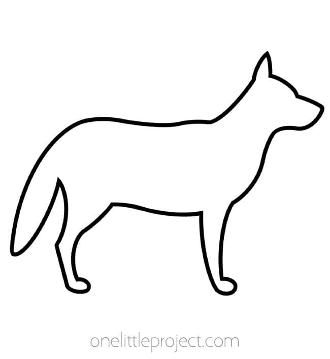 Animal Outlines Animal outlines - dog