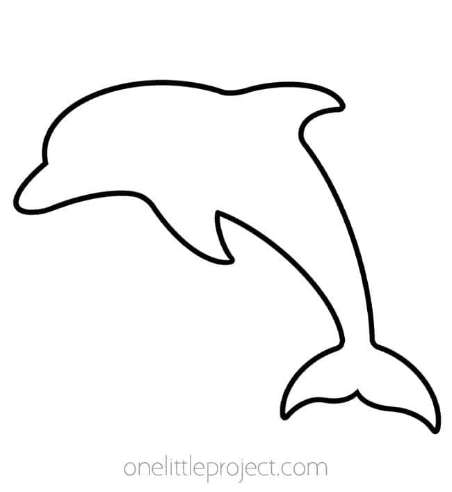 Animal Outline Animal outline - dolphin