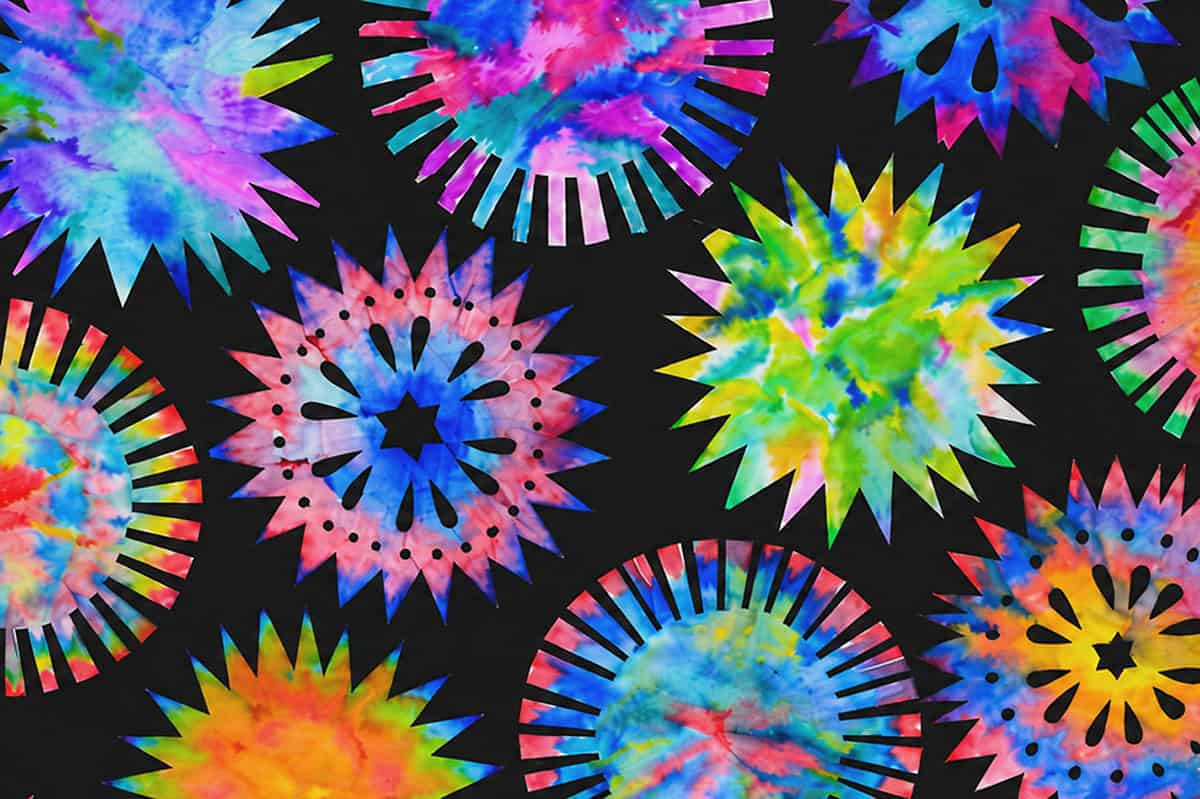 Coffee Filter Fireworks