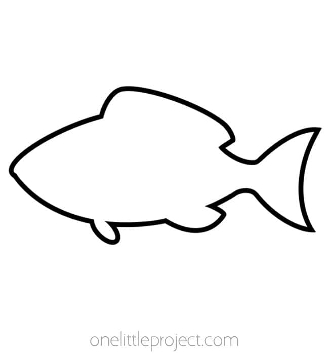 Animal Outlines Animal outlines - fish