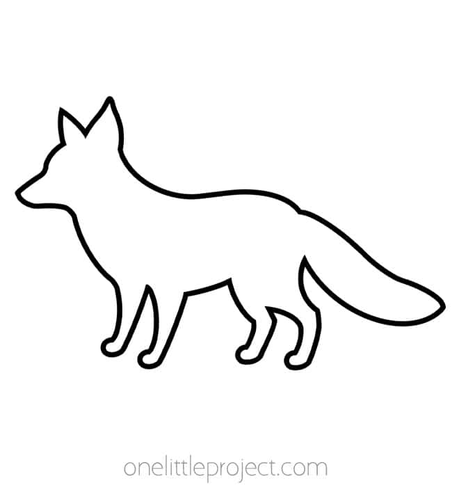 Animal Templates Animal templates - fox