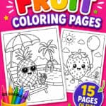 Fruits Coloring Pages Printable