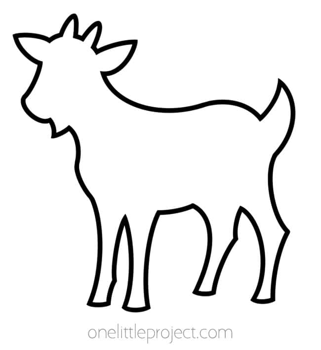 Animal Shapes Animal shapes - goat