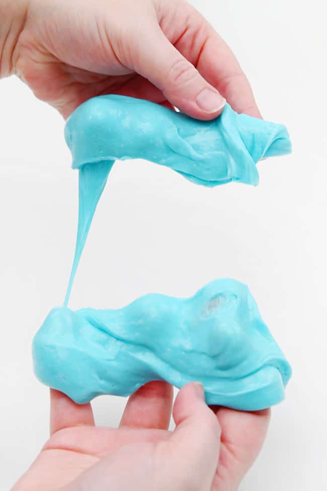Hard slime that doesn't stretch