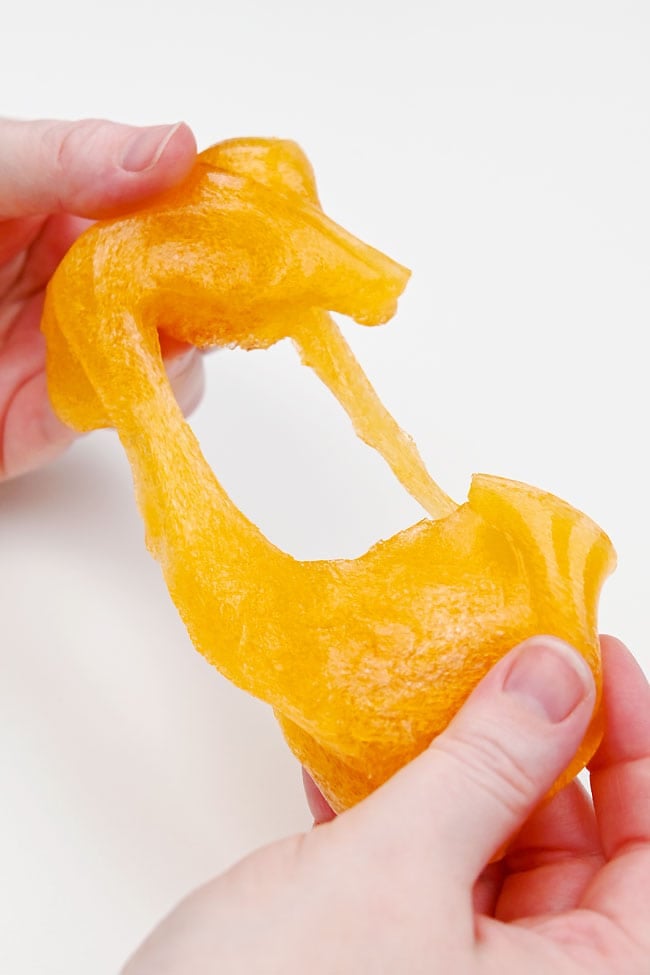 Slime that is breaking instead of stretching
