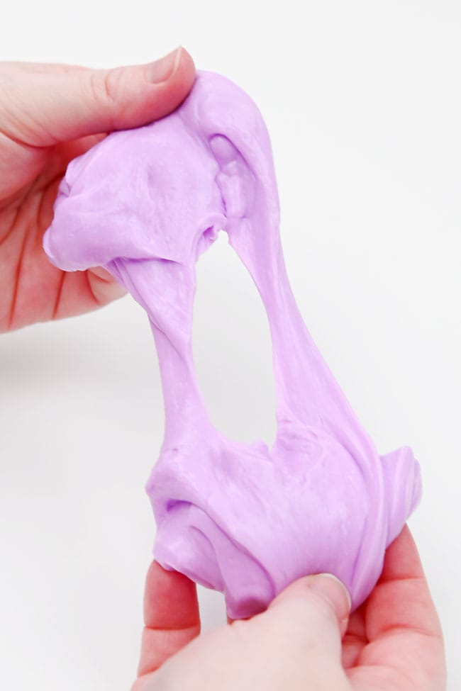 Overactivated slime that is rubbery and hard
