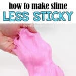 Learn how to fix sticky slime