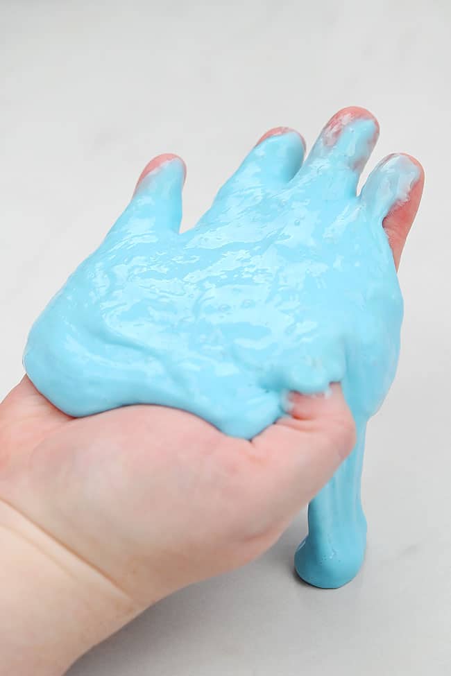 How to Fix Sticky Slime Sticky slime oozing off a hand