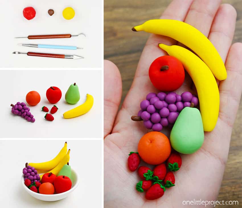 How to Make Clay Fruit DIY clay fruit
