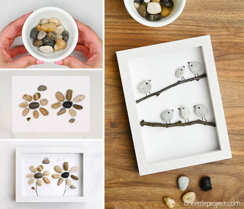 How to Make Pebble Art DIY pebble art